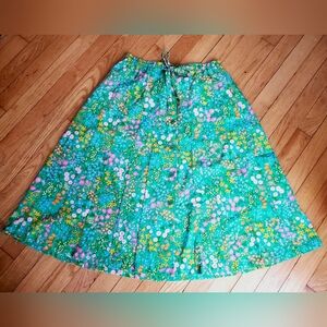 flora and fauna • vintage hunter sportswear midi skirt